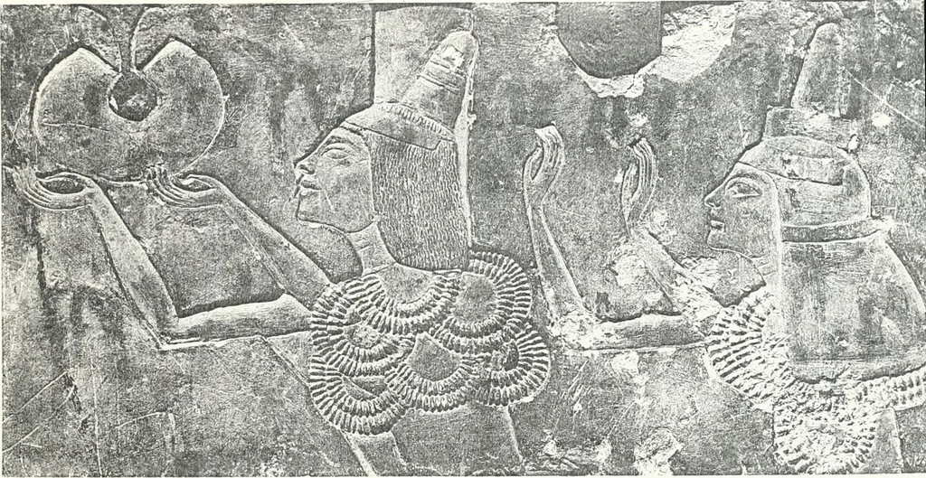 An illustration from The rock tombs of El Amarna, 1903, leaf 138