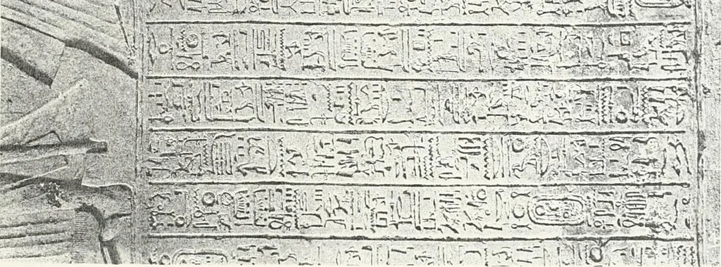 An illustration from The rock tombs of El Amarna, 1903, leaf 140