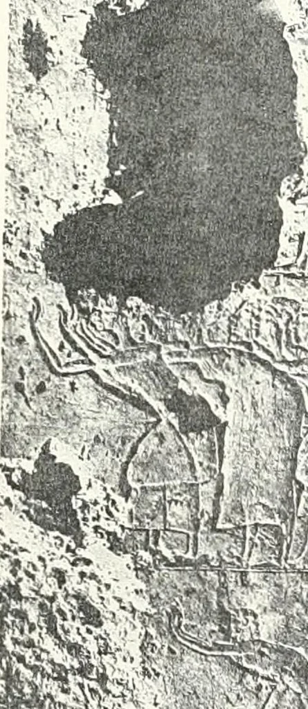 An illustration from The rock tombs of El Amarna, 1903, leaf 148