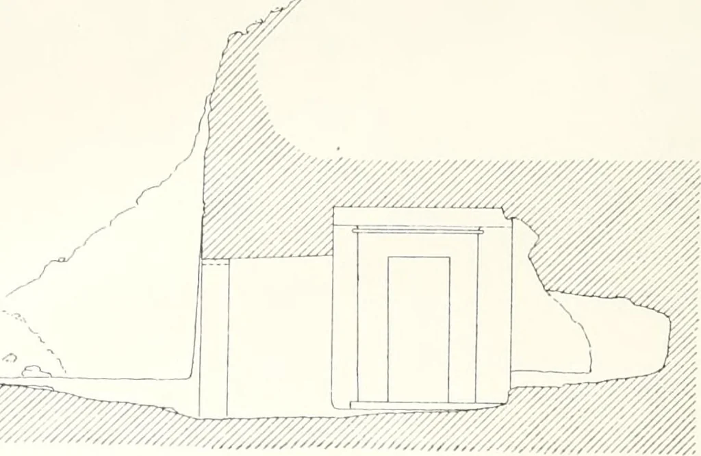 An illustration from The rock tombs of El Amarna, 1903, leaf 57