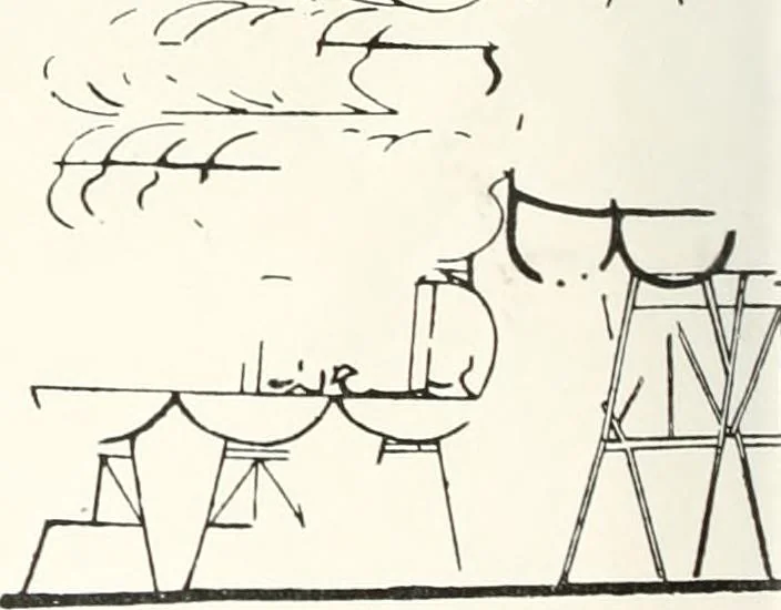 An illustration from The rock tombs of El Amarna, 1903, leaf 69