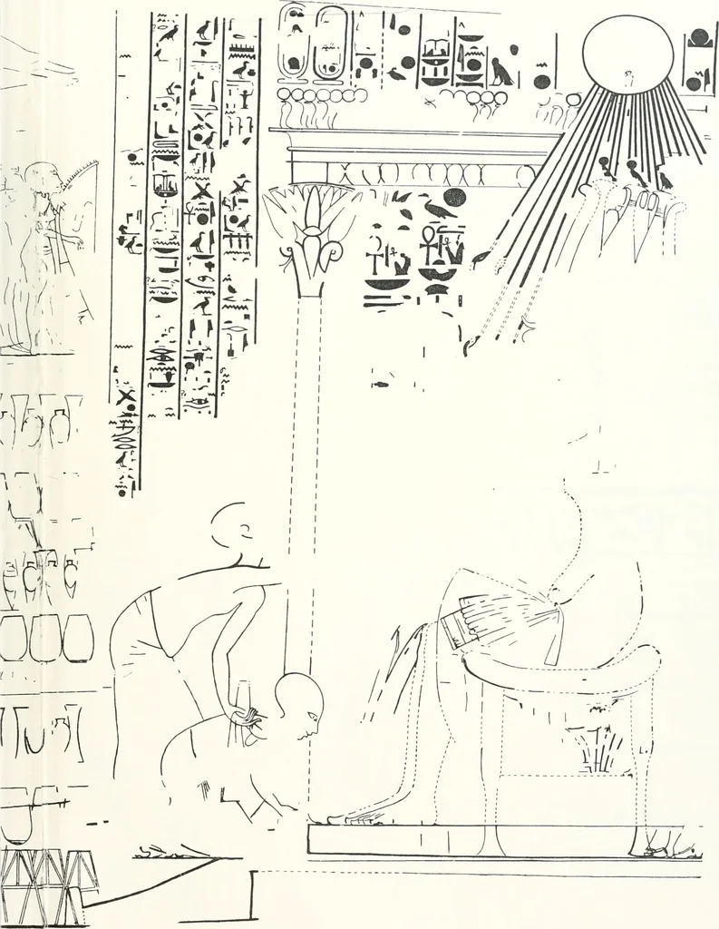 An illustration from The rock tombs of El Amarna, 1903, leaf 70