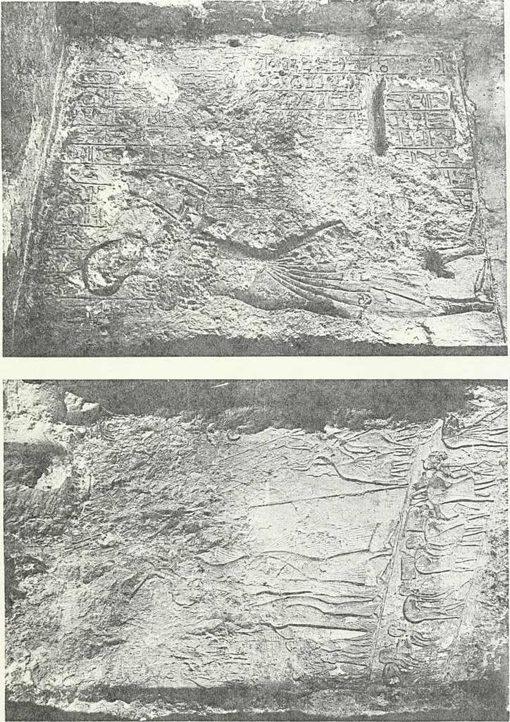 An illustration from The rock tombs of El Amarna, 1903, leaf 72