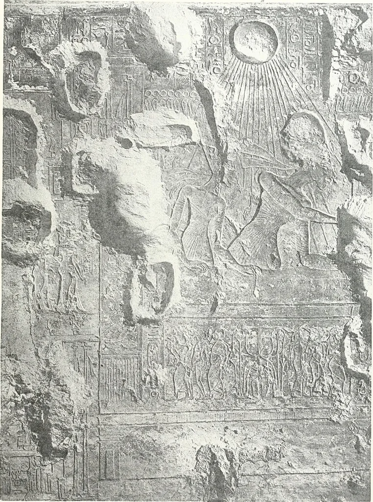 An illustration from The rock tombs of El Amarna, 1903, leaf 74