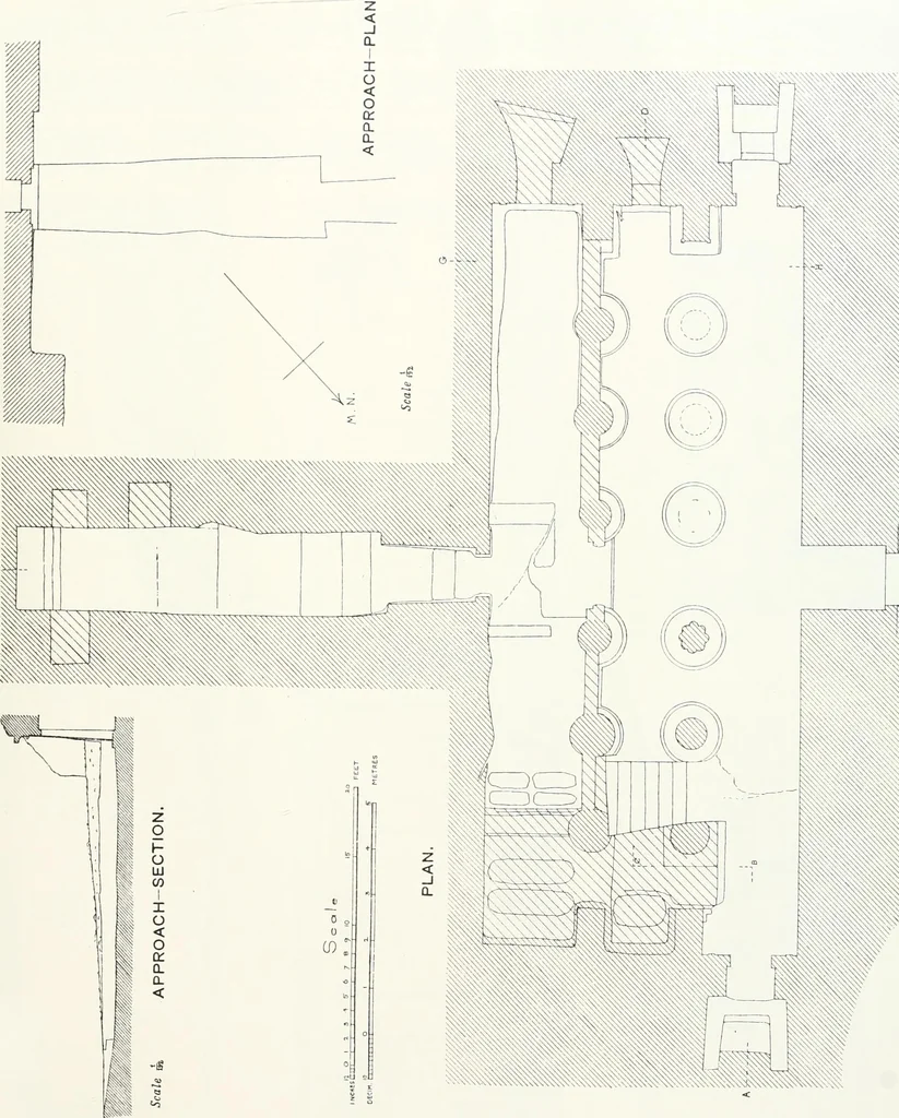 An illustration from The rock tombs of El Amarna, 1903, leaf 78