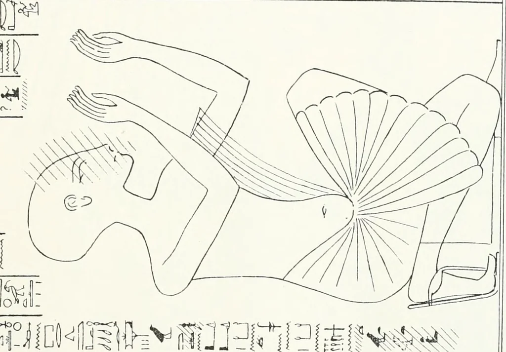 An illustration from The rock tombs of El Amarna, 1903, leaf 88
