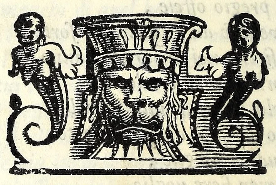 An illustration from Rodopeia : tragedia, 1582, leaf 136