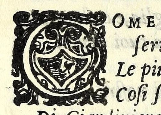 An illustration from Rodopeia : tragedia, 1582, leaf 70