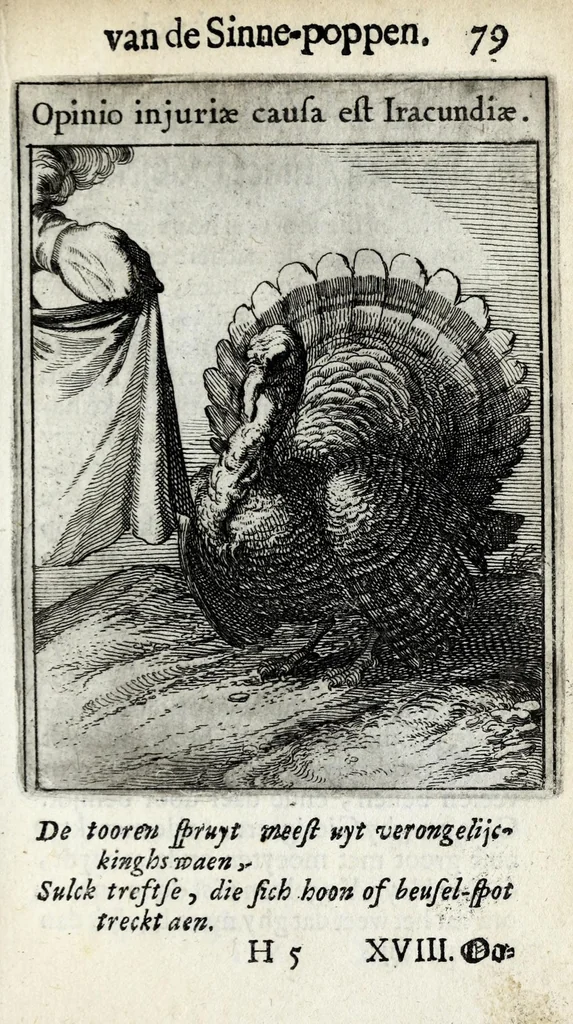An illustration from Roemer Visschers Zinne-poppen : alle verciert met rÿmen en sommighe met proze, 1669, leaf 185