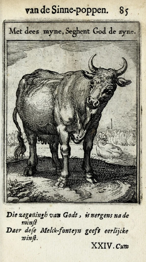 An illustration from Roemer Visschers Zinne-poppen : alle verciert met rÿmen en sommighe met proze, 1669, leaf 197