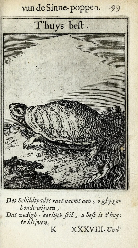 An illustration from Roemer Visschers Zinne-poppen : alle verciert met rÿmen en sommighe met proze, 1669, leaf 227