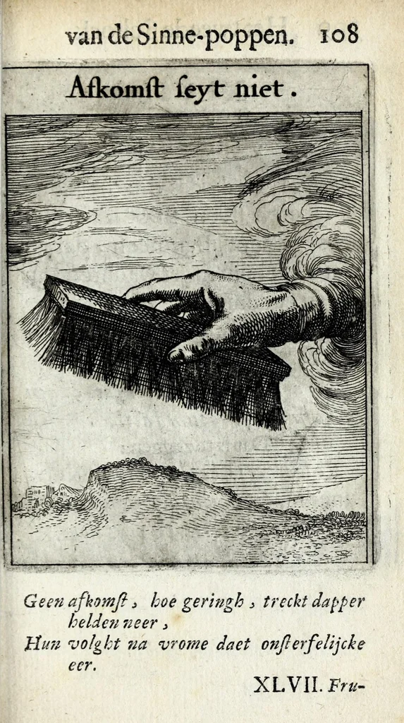 An illustration from Roemer Visschers Zinne-poppen : alle verciert met rÿmen en sommighe met proze, 1669, leaf 247