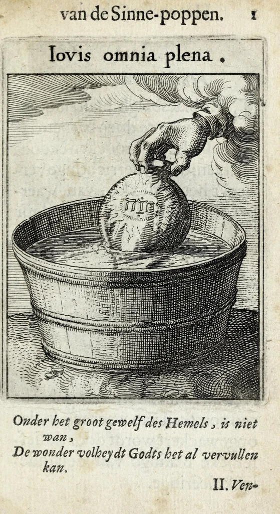 An illustration from Roemer Visschers Zinne-poppen : alle verciert met rÿmen en sommighe met proze, 1669, leaf 25