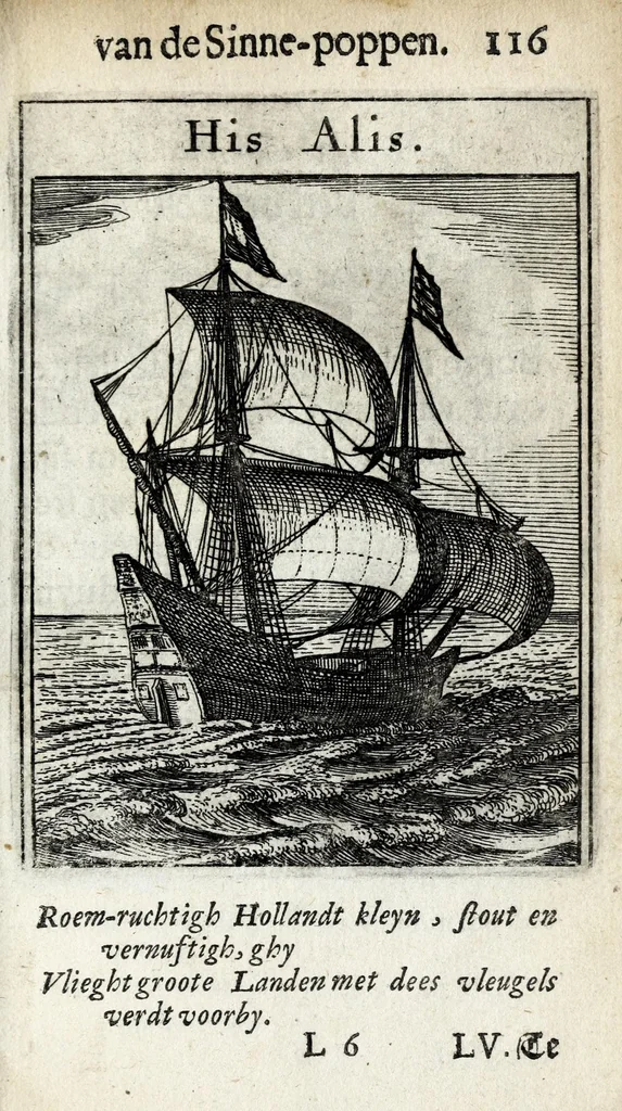 An illustration from Roemer Visschers Zinne-poppen : alle verciert met rÿmen en sommighe met proze, 1669, leaf 263