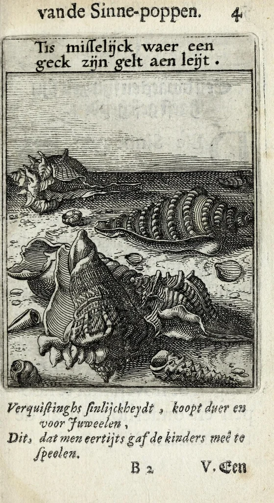 An illustration from Roemer Visschers Zinne-poppen : alle verciert met rÿmen en sommighe met proze, 1669, leaf 31