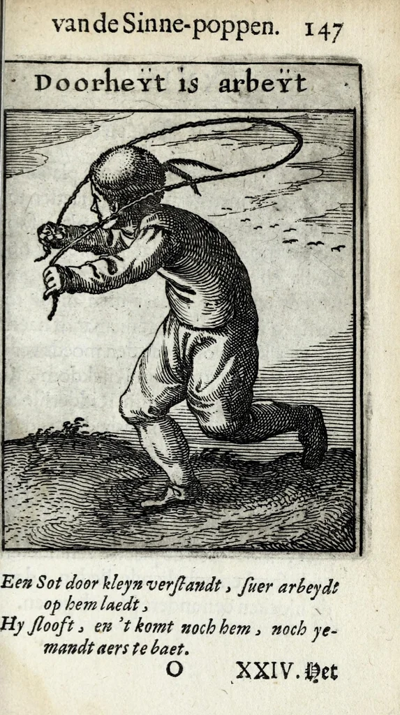An illustration from Roemer Visschers Zinne-poppen : alle verciert met rÿmen en sommighe met proze, 1669, leaf 325