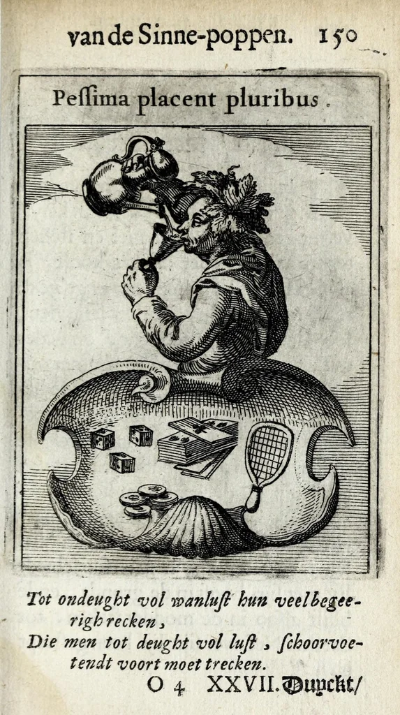 An illustration from Roemer Visschers Zinne-poppen : alle verciert met rÿmen en sommighe met proze, 1669, leaf 331