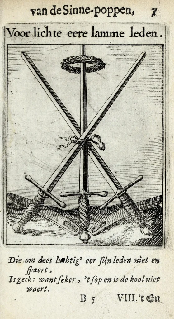 An illustration from Roemer Visschers Zinne-poppen : alle verciert met rÿmen en sommighe met proze, 1669, leaf 37