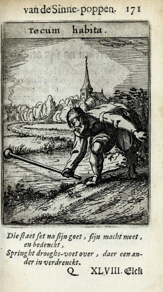 An illustration from Roemer Visschers Zinne-poppen : alle verciert met rÿmen en sommighe met proze, 1669, leaf 373