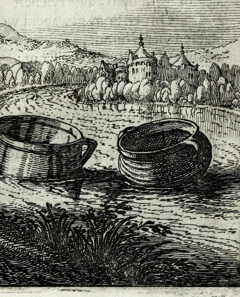 An illustration from Roemer Visschers Zinne-poppen : alle verciert met rÿmen en sommighe met proze, 1669, leaf 411