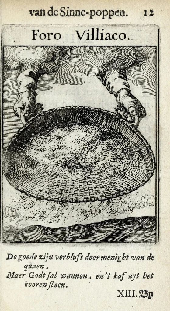 An illustration from Roemer Visschers Zinne-poppen : alle verciert met rÿmen en sommighe met proze, 1669, leaf 47