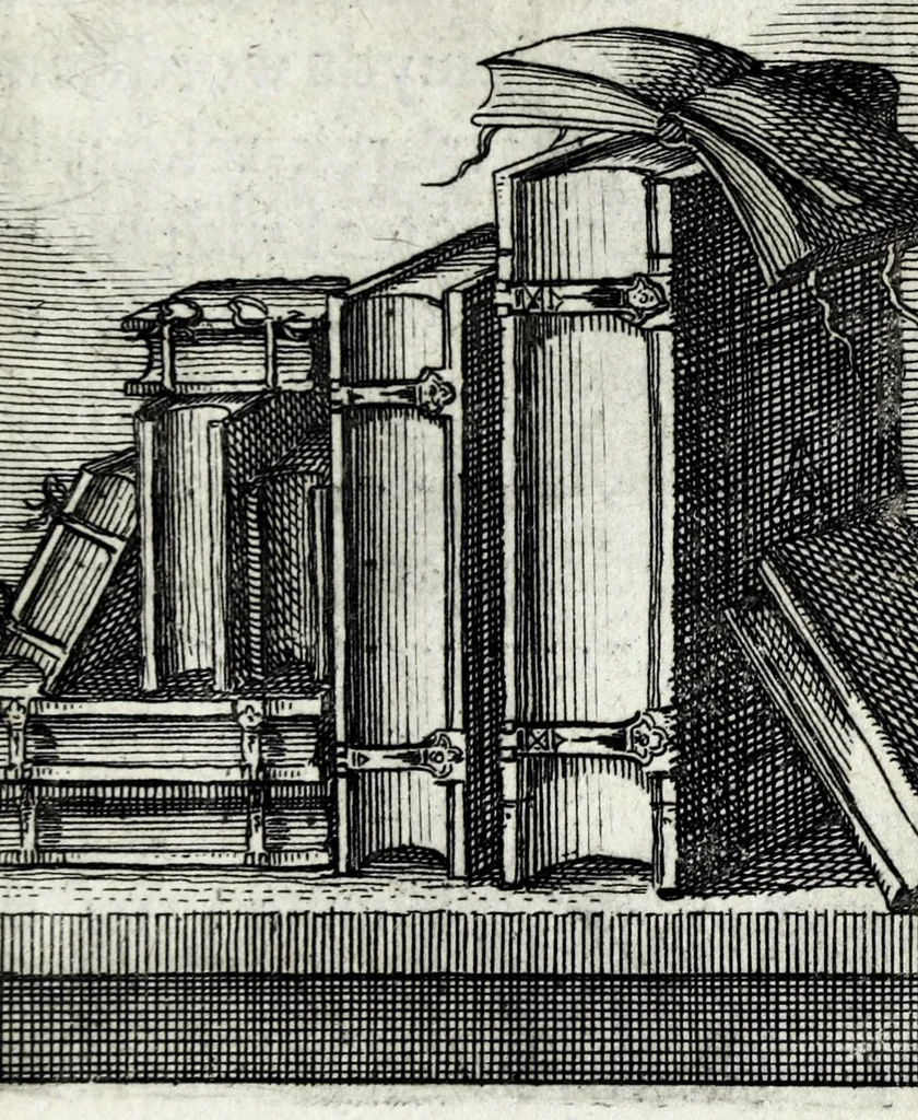 An illustration from Roemer Visschers Zinne-poppen : alle verciert met rÿmen en sommighe met proze, 1669, leaf 87