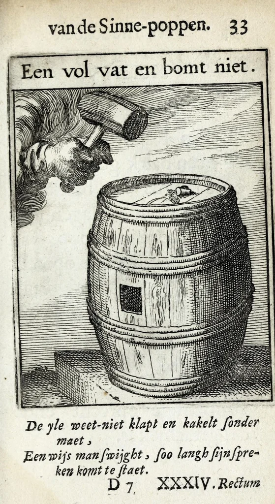 An illustration from Roemer Visschers Zinne-poppen : alle verciert met rÿmen en sommighe met proze, 1669, leaf 93