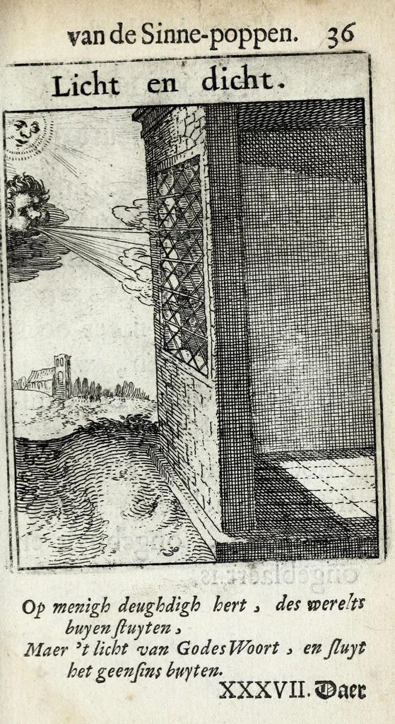 An illustration from Roemer Visschers Zinne-poppen : alle verciert met rÿmen en sommighe met proze, 1669, leaf 99