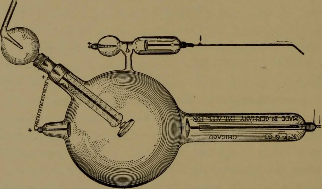 An illustration from Roentgen induction coils for quick work, 1903, leaf 17
