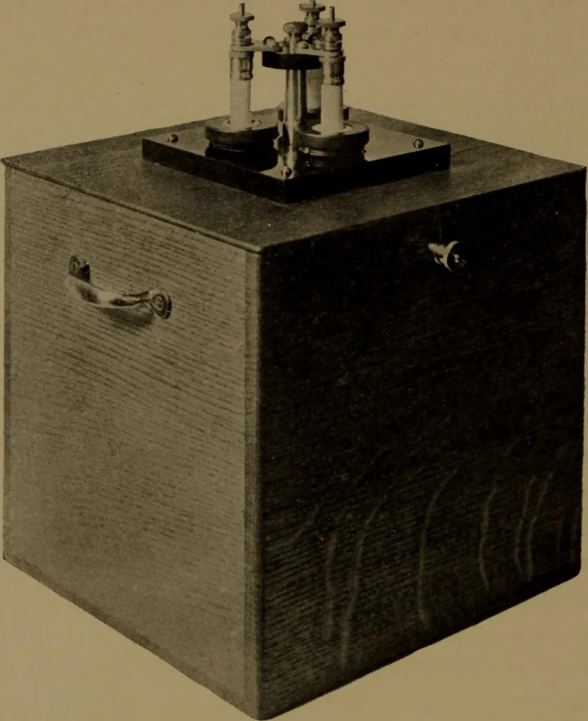 An illustration from "Roentgen" induction coils and other X-ray apparatus, 1903, leaf 21