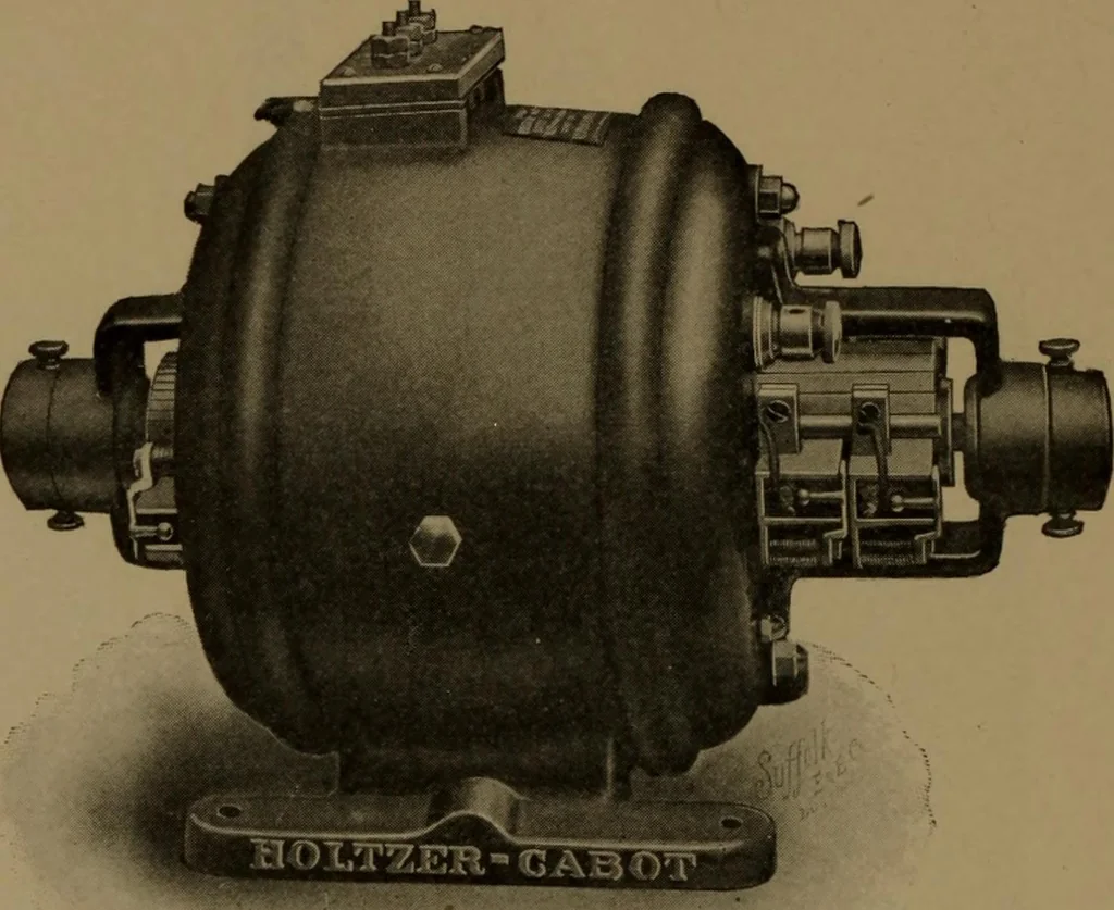 An illustration from "Roentgen" induction coils and other X-ray apparatus, 1903, leaf 23