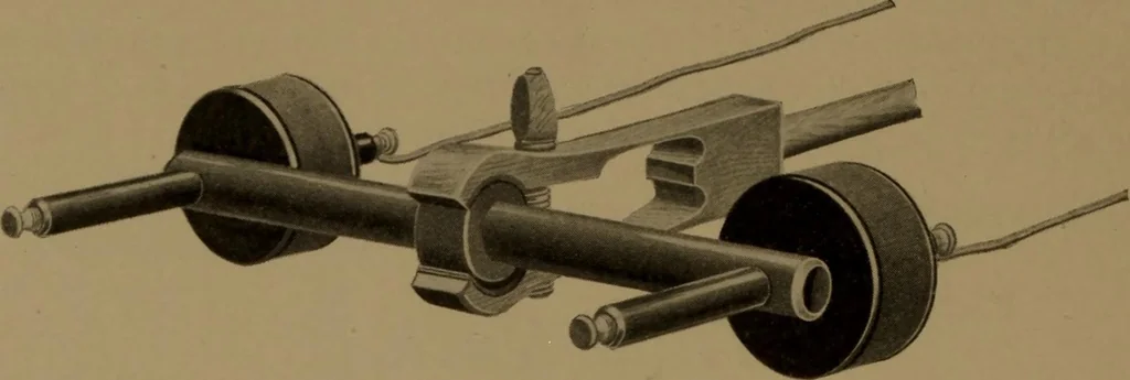 An illustration from "Roentgen" induction coils and other X-ray apparatus, 1903, leaf 33