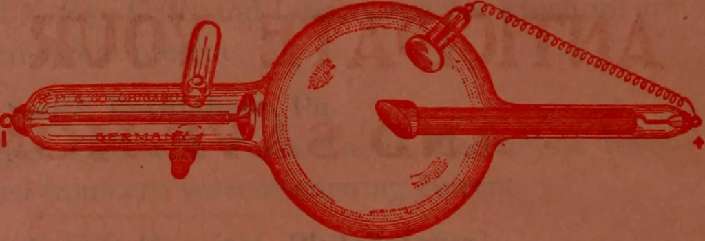 An illustration from "Roentgen" induction coils and other X-ray apparatus, 1903, leaf 39