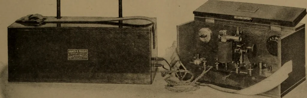 An illustration from "Roentgen" induction coils and other X-ray apparatus, 1904, leaf 20