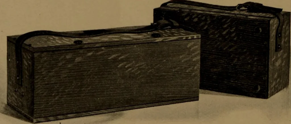 An illustration from "Roentgen" induction coils and other X-ray apparatus, 1904, leaf 21