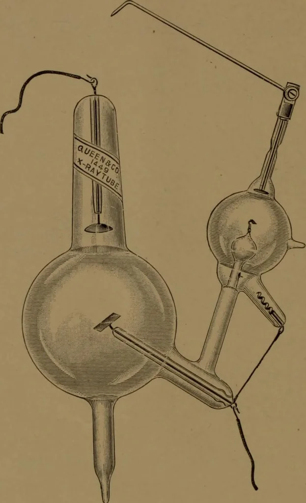 An illustration from "Roentgen" induction coils and other X-ray apparatus, 1904, leaf 43