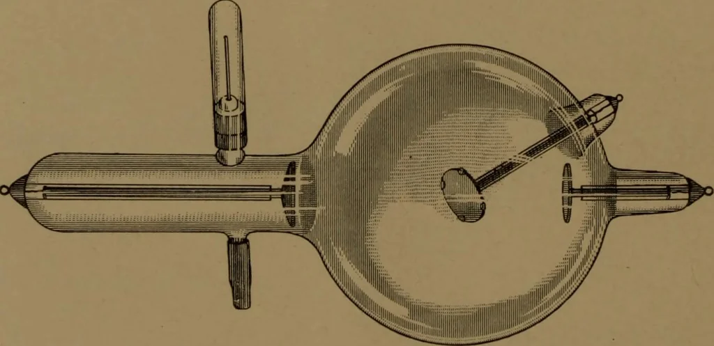 An illustration from "Roentgen" induction coils and other X-ray apparatus, 1904, leaf 43