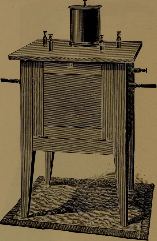 An illustration from "Roentgen" induction coils and other X-ray apparatus, 1904, leaf 49