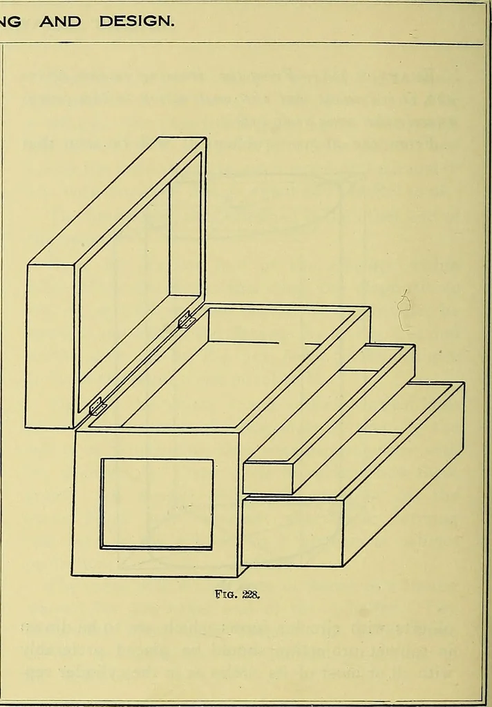 An illustration from Rogers' drawing and design; an educational treatise relating to linear drawing; machine design; working drawings; transmission methods; steam, electrical and metal working machines and parts; lathes; boiler and parts; instruments and their use; tables, etc, 1913, leaf 111