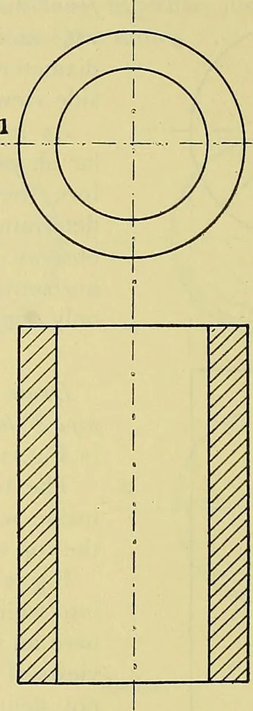 An illustration from Rogers' drawing and design; an educational treatise relating to linear drawing; machine design; working drawings; transmission methods; steam, electrical and metal working machines and parts; lathes; boiler and parts; instruments and their use; tables, etc, 1913, leaf 127