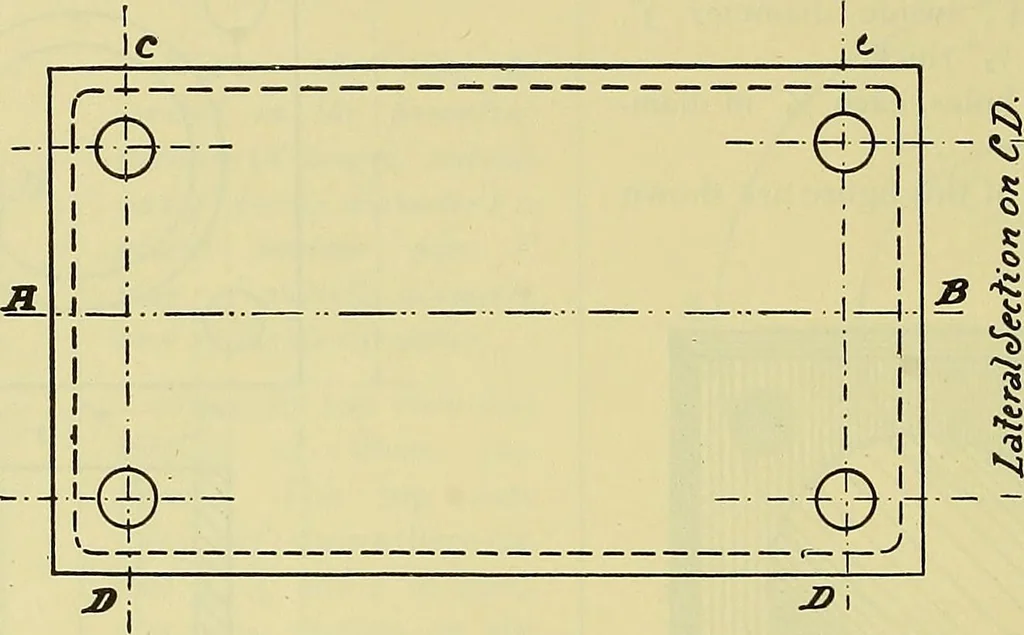 An illustration from Rogers' drawing and design; an educational treatise relating to linear drawing; machine design; working drawings; transmission methods; steam, electrical and metal working machines and parts; lathes; boiler and parts; instruments and their use; tables, etc, 1913, leaf 131