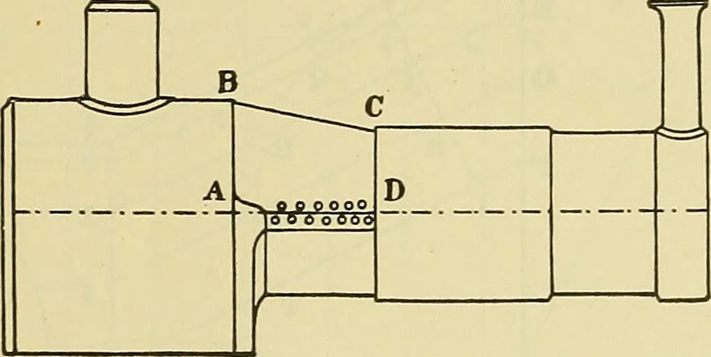 An illustration from Rogers' drawing and design; an educational treatise relating to linear drawing; machine design; working drawings; transmission methods; steam, electrical and metal working machines and parts; lathes; boiler and parts; instruments and their use; tables, etc, 1913, leaf 162