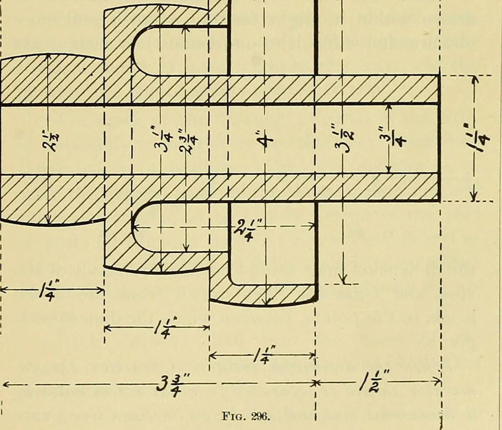 An illustration from Rogers' drawing and design; an educational treatise relating to linear drawing; machine design; working drawings; transmission methods; steam, electrical and metal working machines and parts; lathes; boiler and parts; instruments and their use; tables, etc, 1913, leaf 168