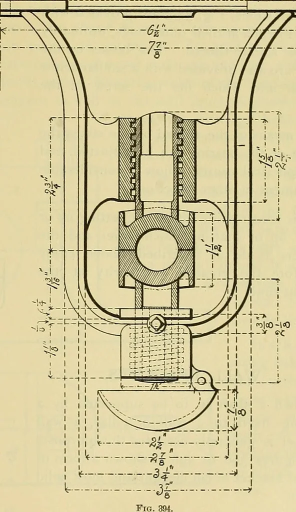 An illustration from Rogers' drawing and design; an educational treatise relating to linear drawing; machine design; working drawings; transmission methods; steam, electrical and metal working machines and parts; lathes; boiler and parts; instruments and their use; tables, etc, 1913, leaf 236