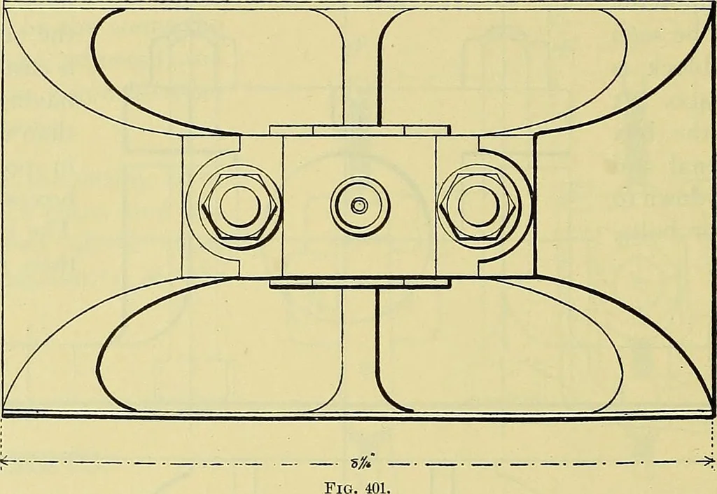An illustration from Rogers' drawing and design; an educational treatise relating to linear drawing; machine design; working drawings; transmission methods; steam, electrical and metal working machines and parts; lathes; boiler and parts; instruments and their use; tables, etc, 1913, leaf 239