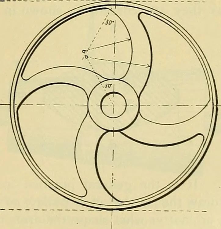 An illustration from Rogers' drawing and design; an educational treatise relating to linear drawing; machine design; working drawings; transmission methods; steam, electrical and metal working machines and parts; lathes; boiler and parts; instruments and their use; tables, etc, 1913, leaf 248