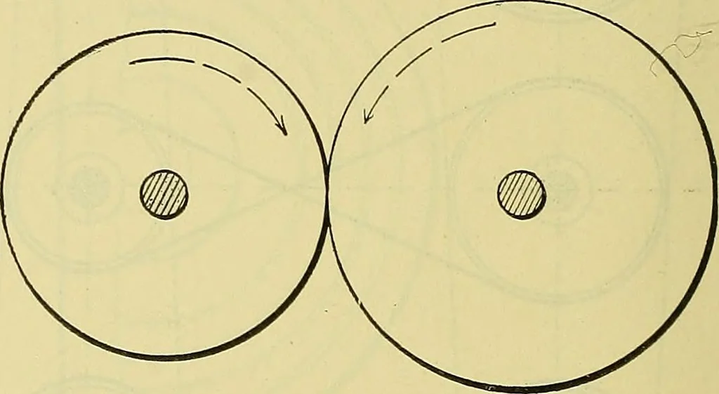 An illustration from Rogers' drawing and design; an educational treatise relating to linear drawing; machine design; working drawings; transmission methods; steam, electrical and metal working machines and parts; lathes; boiler and parts; instruments and their use; tables, etc, 1913, leaf 253