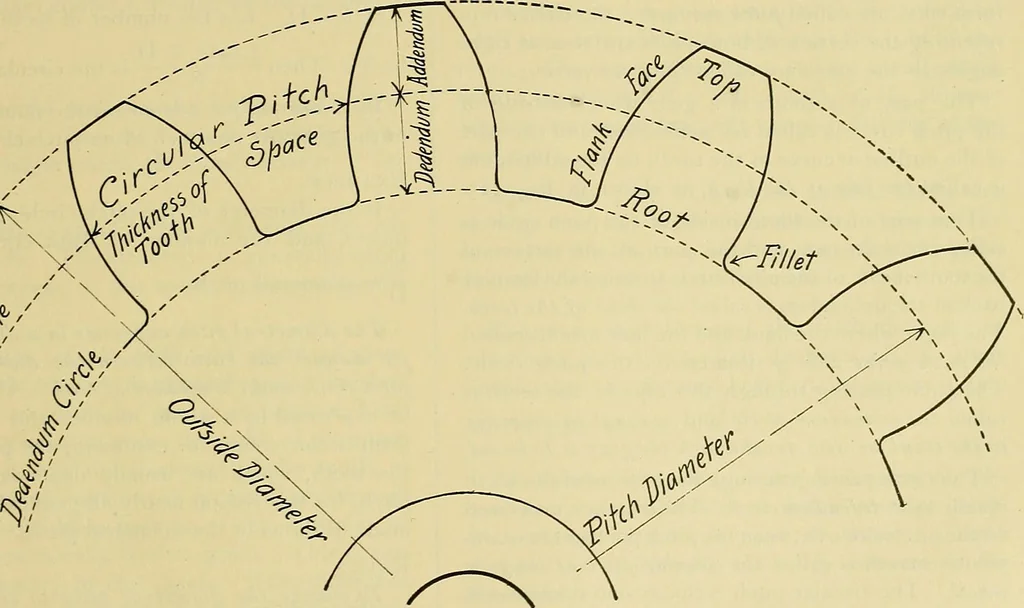 An illustration from Rogers' drawing and design; an educational treatise relating to linear drawing; machine design; working drawings; transmission methods; steam, electrical and metal working machines and parts; lathes; boiler and parts; instruments and their use; tables, etc, 1913, leaf 254