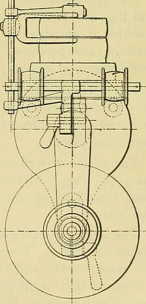 An illustration from Rogers' drawing and design; an educational treatise relating to linear drawing; machine design; working drawings; transmission methods; steam, electrical and metal working machines and parts; lathes; boiler and parts; instruments and their use; tables, etc, 1913, leaf 290