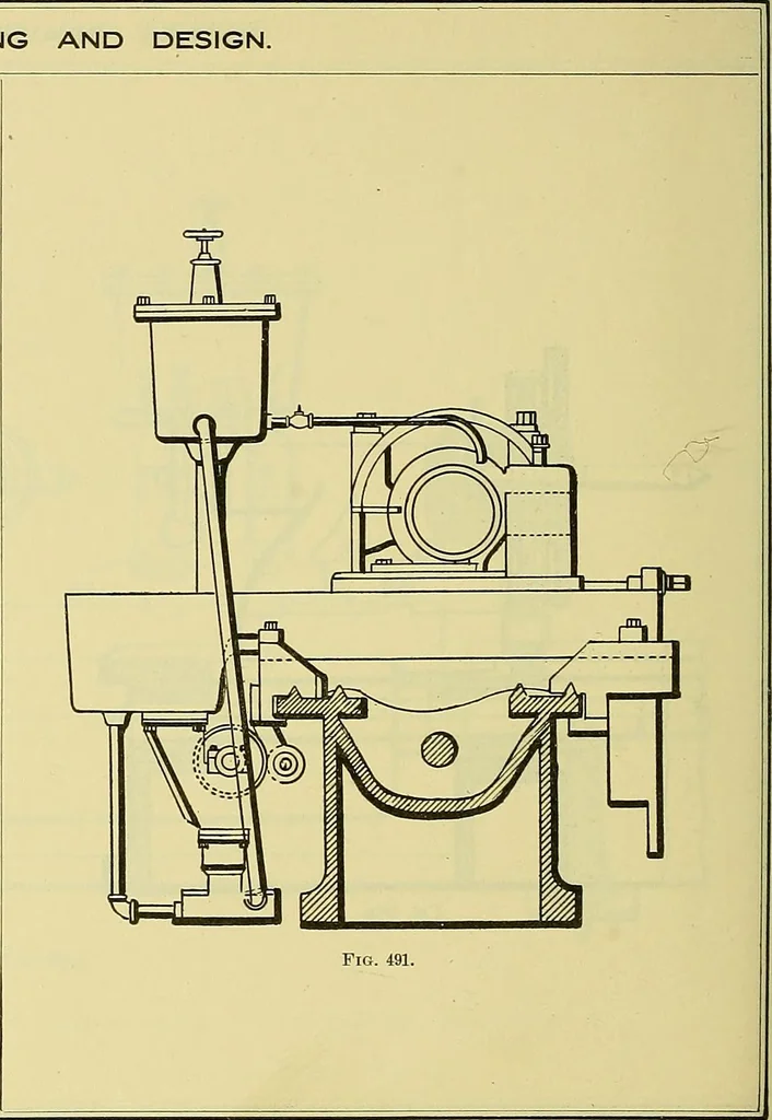 An illustration from Rogers' drawing and design; an educational treatise relating to linear drawing; machine design; working drawings; transmission methods; steam, electrical and metal working machines and parts; lathes; boiler and parts; instruments and their use; tables, etc, 1913, leaf 305